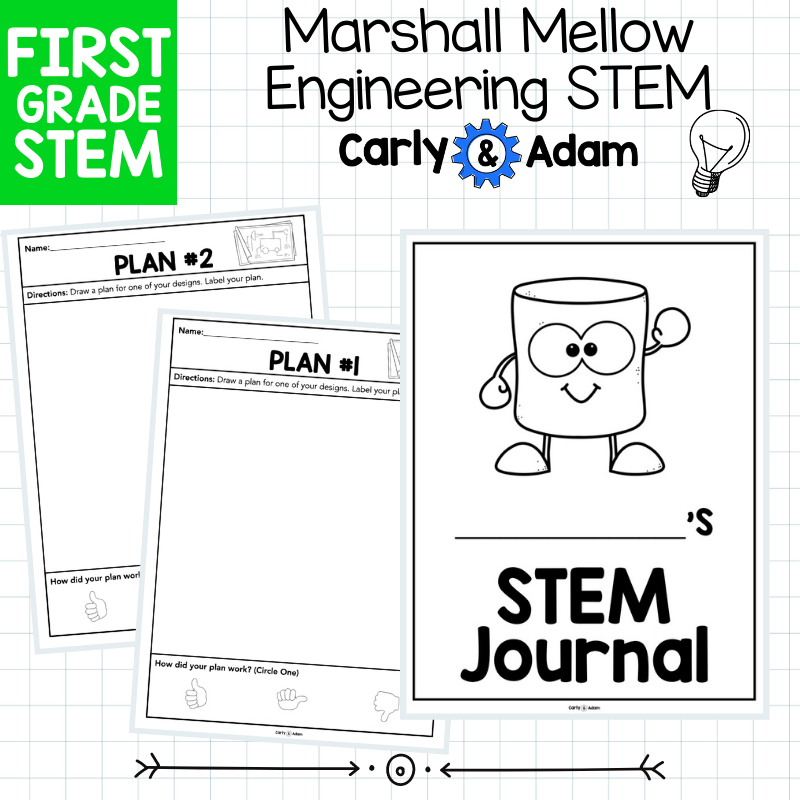Marshall Mellow Marshmallow Catapult 1st Grade Engineering STEM Activity