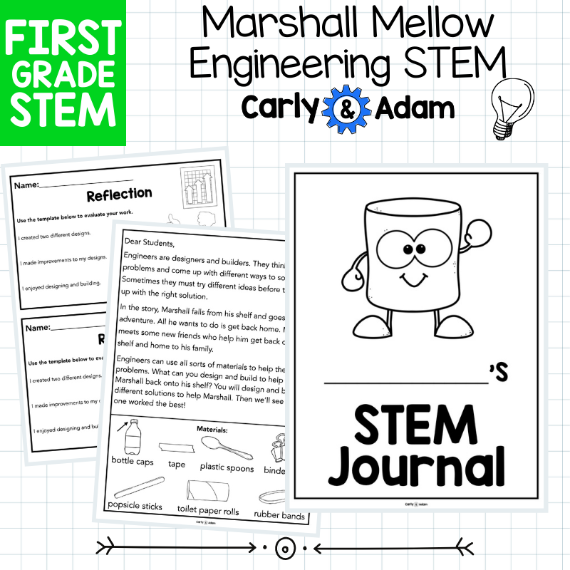 Marshall Mellow Marshmallow Catapult 1st Grade Engineering STEM Activity