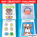 End of the Year Creativity Challenges Finish the Picture Activities, Finish the Drawing, Brain Breaks, Sub Plans, Morning Work