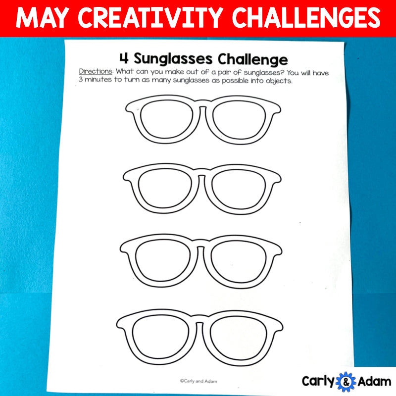 End of the Year Creativity Challenges Finish the Picture Activities, Finish the Drawing, Brain Breaks, Sub Plans, Morning Work