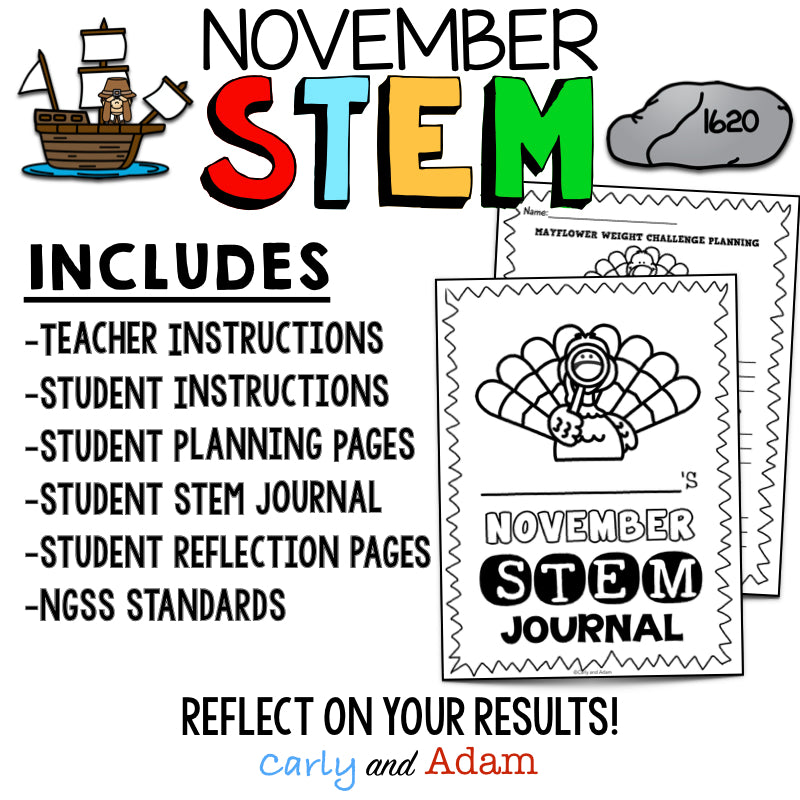 Mayflower Thanksgiving STEM Activities