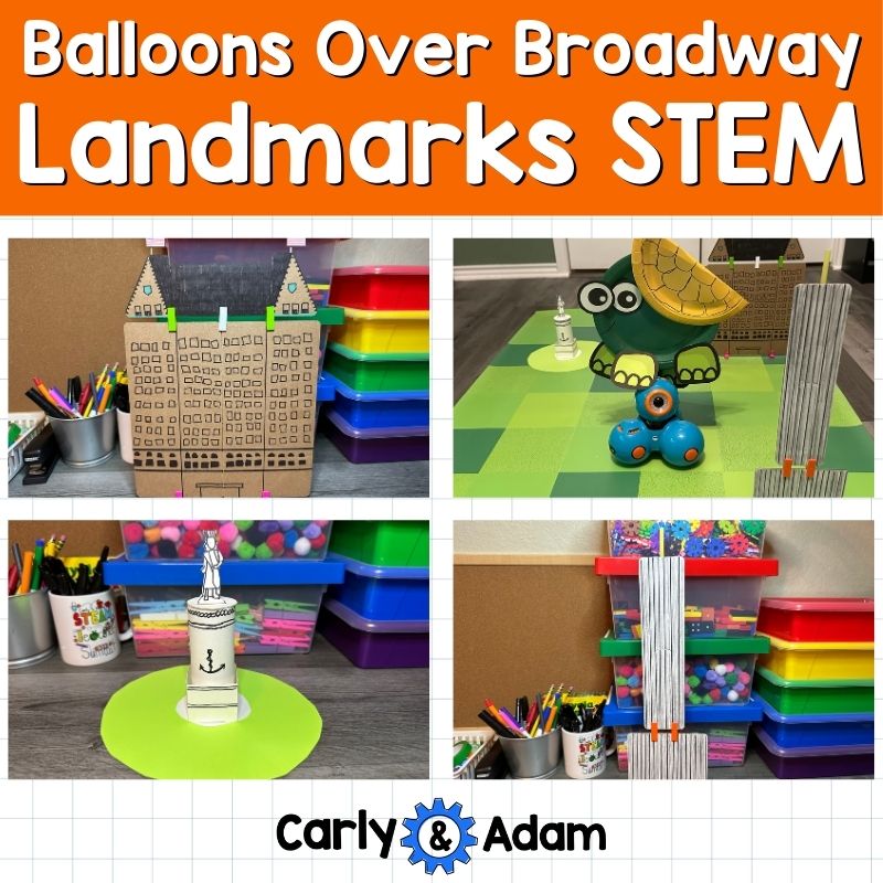 New York Landmarks Robot Thanksgiving Balloons Over Broadway READ ALOUD STEM Activity