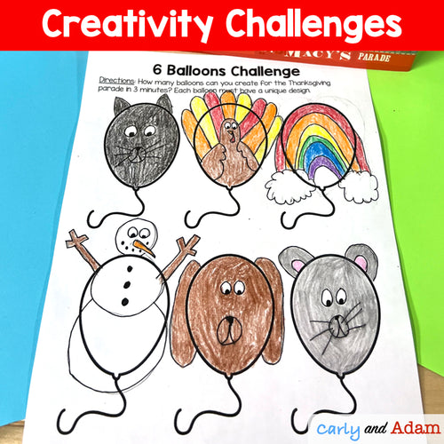Balloons Over Broadway Activities Finish the Picture Creativity Challenges