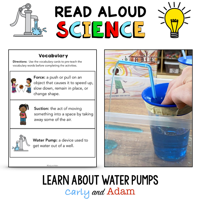 Nya's Long Walk Water Pump READ ALOUD SCIENCE Activity