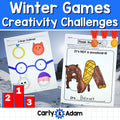 Winter Olympics Creativity Challenges, Finish the Picture, Activities Morning Work, Sub Plans, Brain Breaks