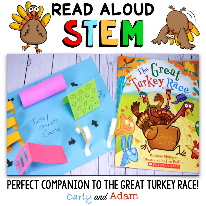 The Great Turkey Race Thanksgiving READ ALOUD STEM™ Activity