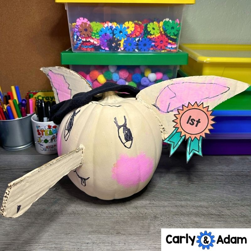 Book Character Pumpkin Decorating Contest Halloween Activity