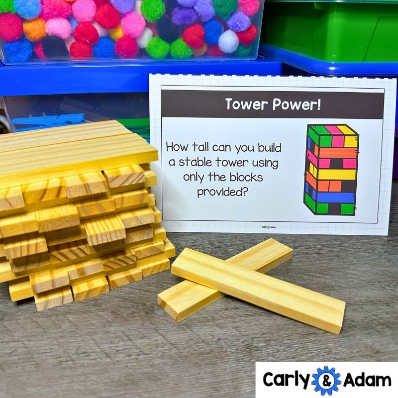 Growth Mindset STEM Centers Minute to Win It Activities