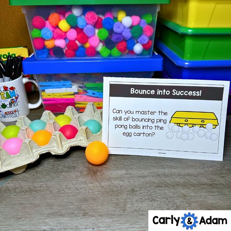 Growth Mindset STEM Centers Minute to Win It Activities