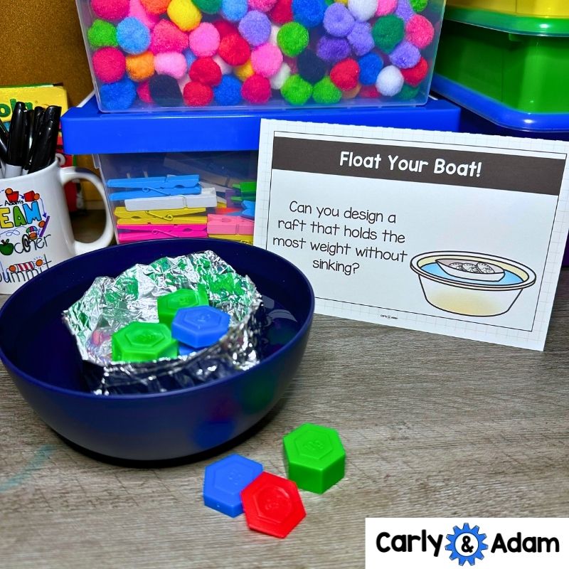 Growth Mindset STEM Centers Minute to Win It Activities