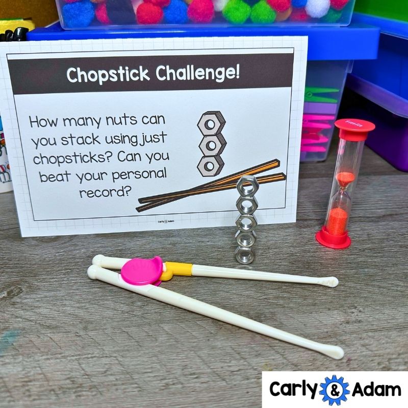Growth Mindset STEM Centers Minute to Win It Activities