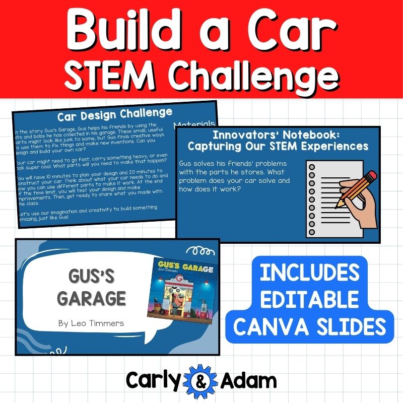 Build a Lego Car Gus's Garage Activity