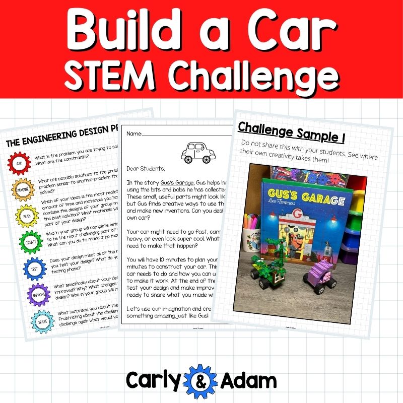 Build a Lego Car Gus's Garage Activity