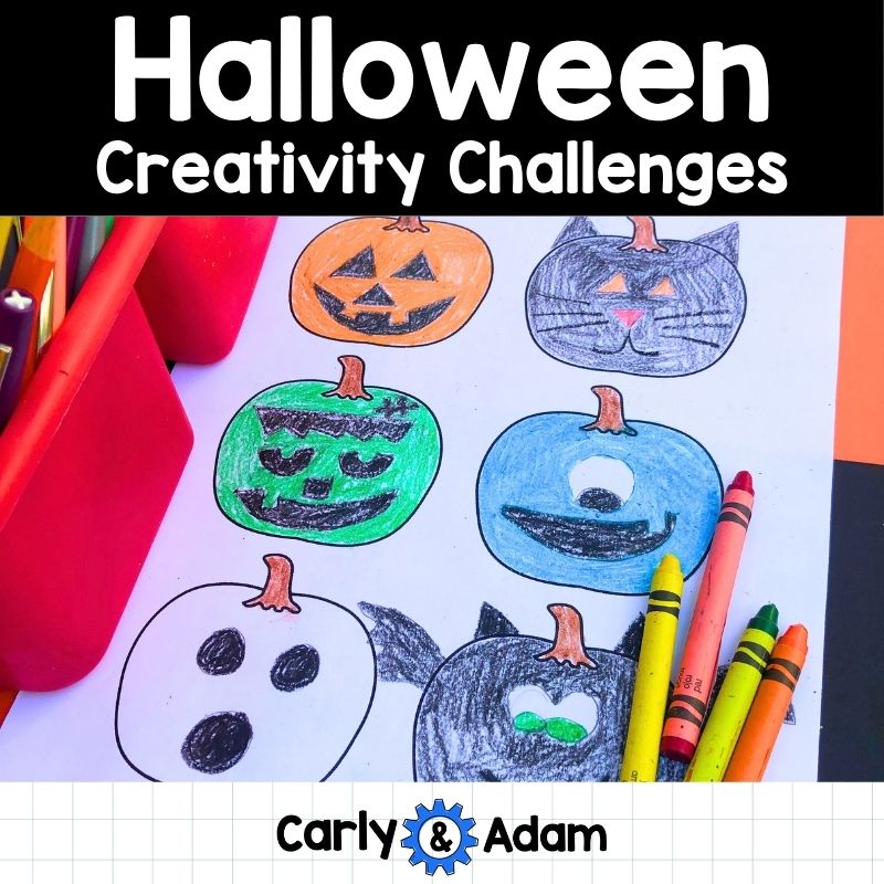 Halloween Creativity Activities Finish the Picture Drawing It's Not a Pumpkin