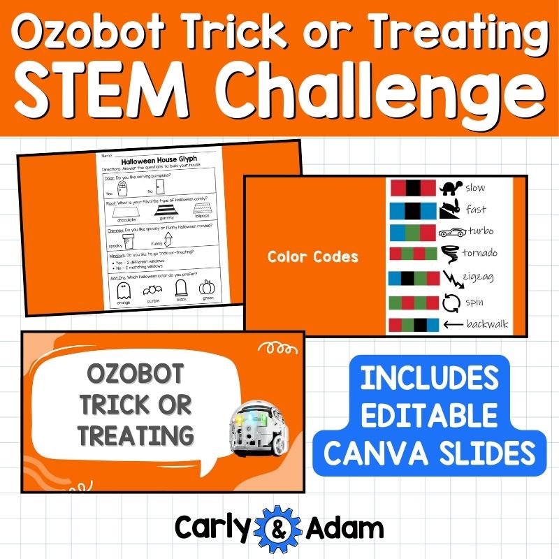 Ozobot Trick Or Treating Coding Lesson Plan Halloween STEM Activity
