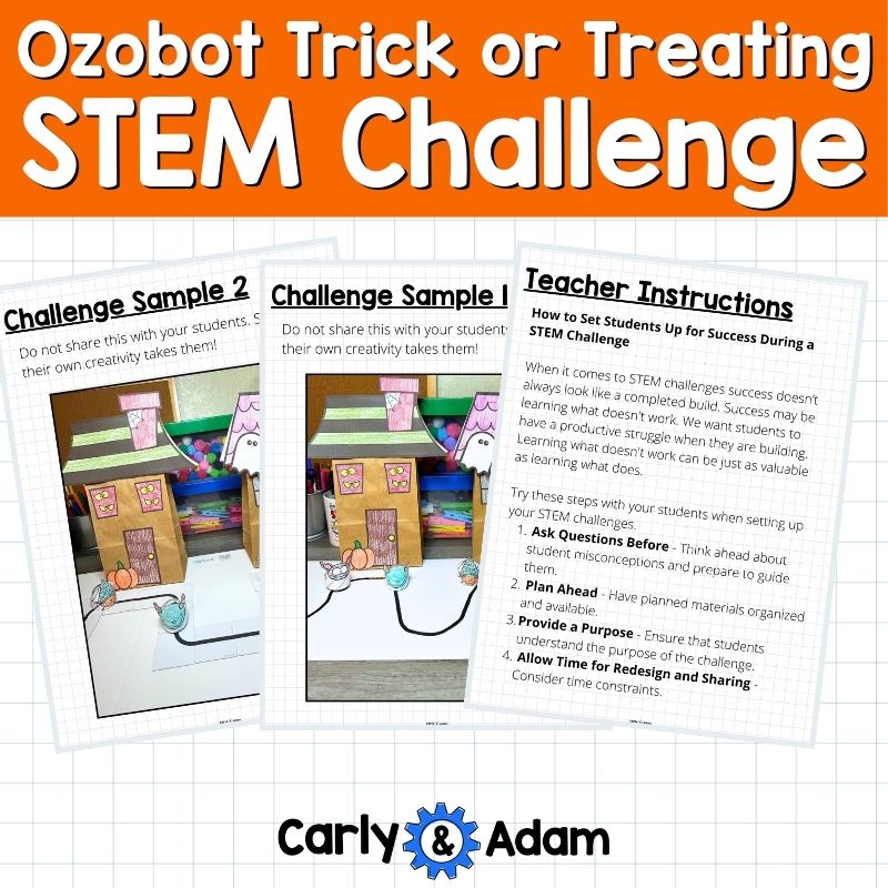 Ozobot Trick Or Treating Coding Lesson Plan Halloween STEM Activity