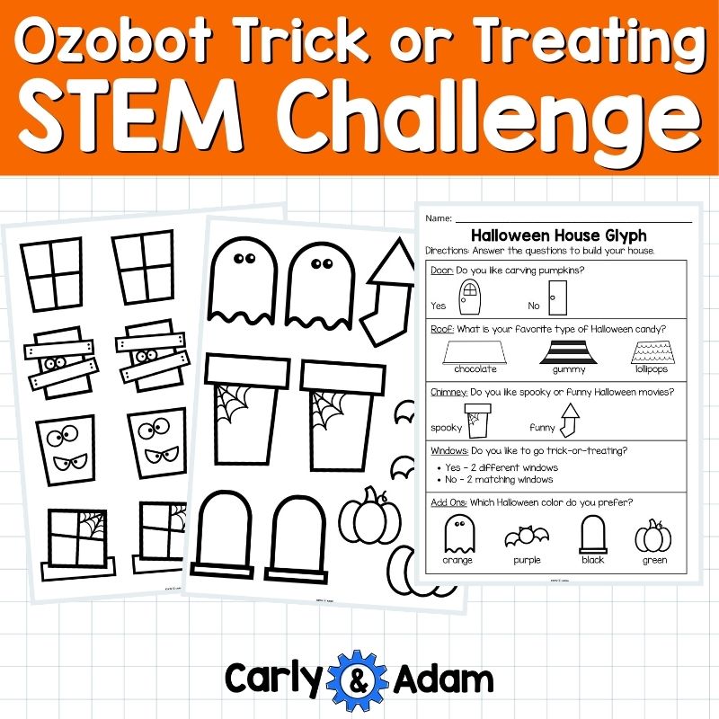 Ozobot Trick Or Treating Coding Lesson Plan Halloween STEM Activity