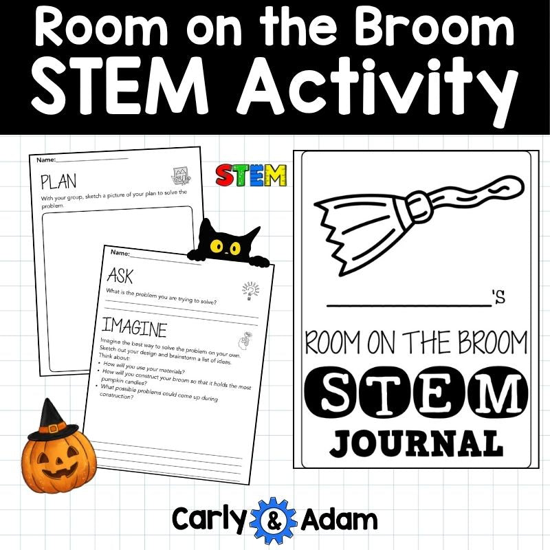 Room on the Broom Halloween READ ALOUD STEM Activity