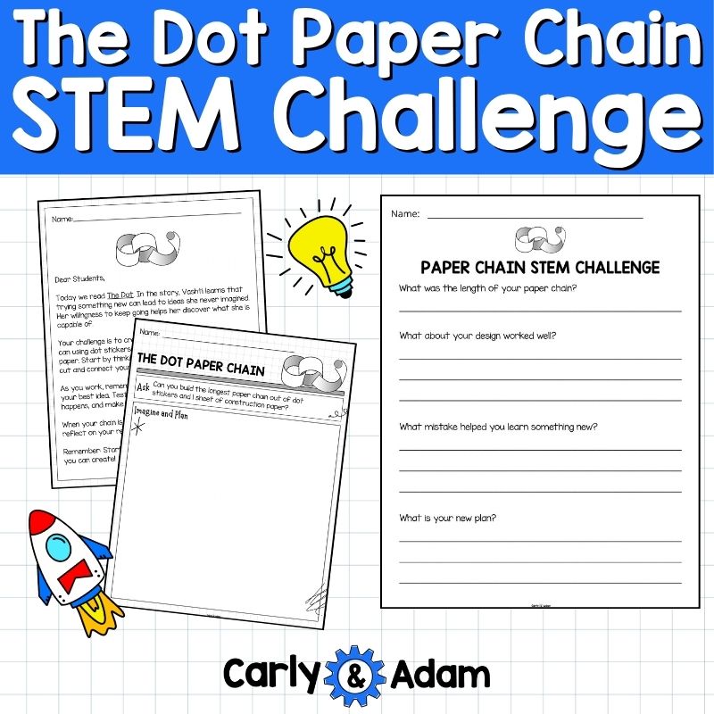 The Dot by Peter Reynolds Paper Chain Activity