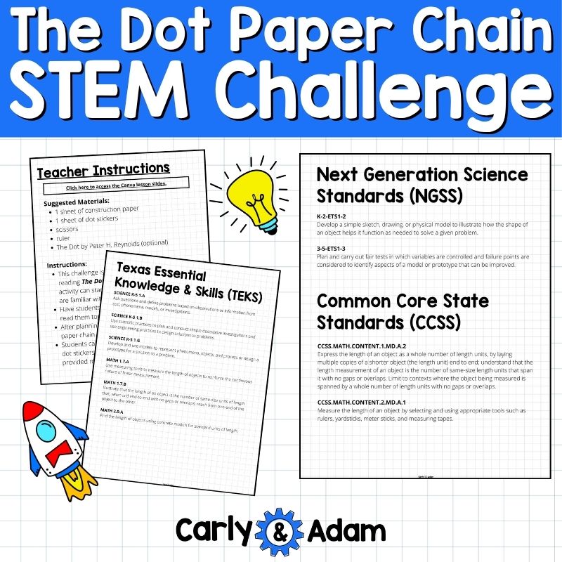 The Dot by Peter Reynolds Paper Chain Activity