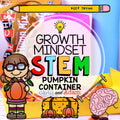 Pumpkin Candy Container Growth Mindset Halloween STEM Activity