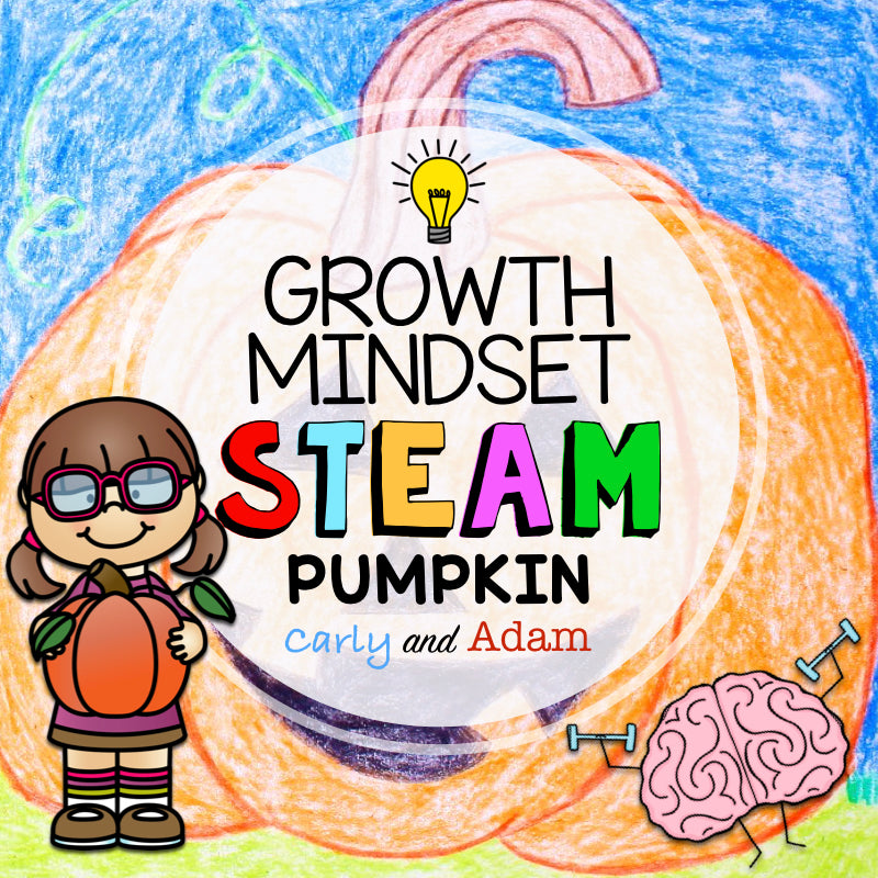 Pumpkin Drawing Growth Mindset Halloween STEAM Activity