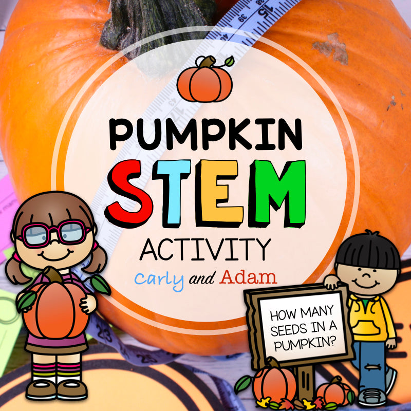 How Many Seeds in a Pumpkin STEM Challenge - Pumpkin Investigation Halloween STEM Activity