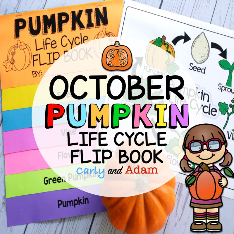 From Seed to Pumpkin Book Pumpkin Life Cycle Flip Book
