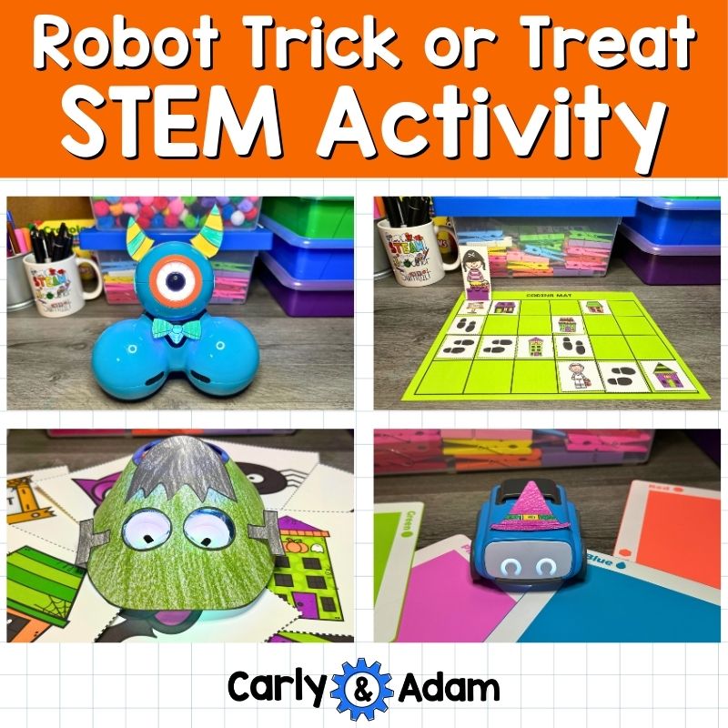 Robot Trick Or Treat Halloween STEM Activity