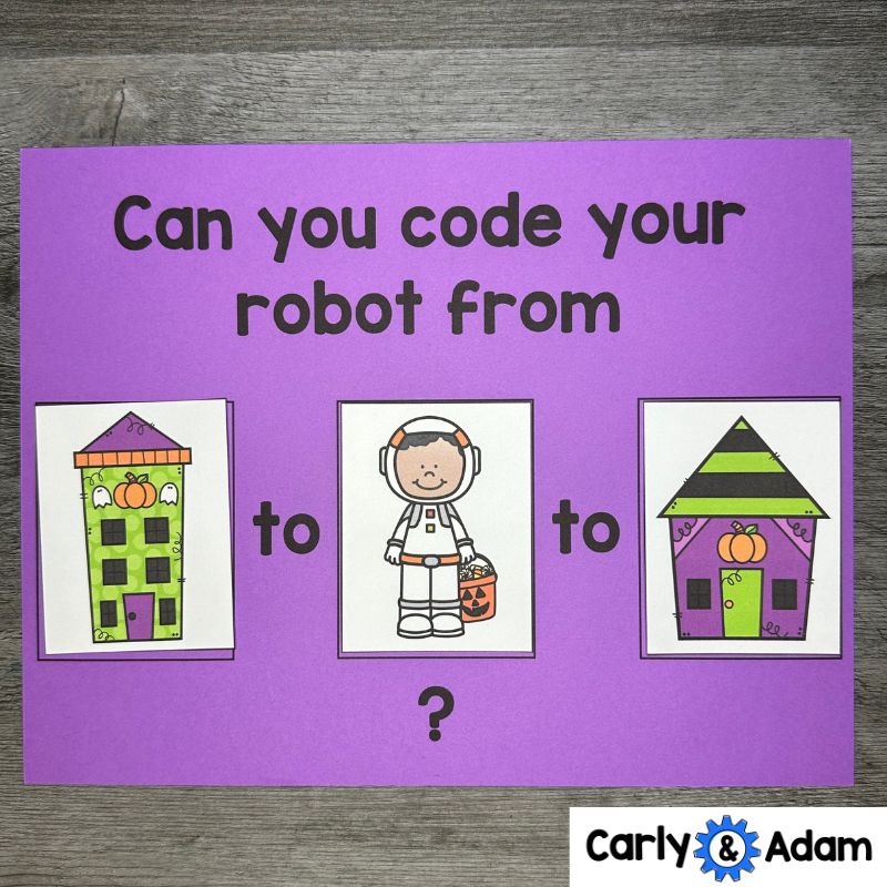 Robot Trick Or Treat Halloween STEM Activity