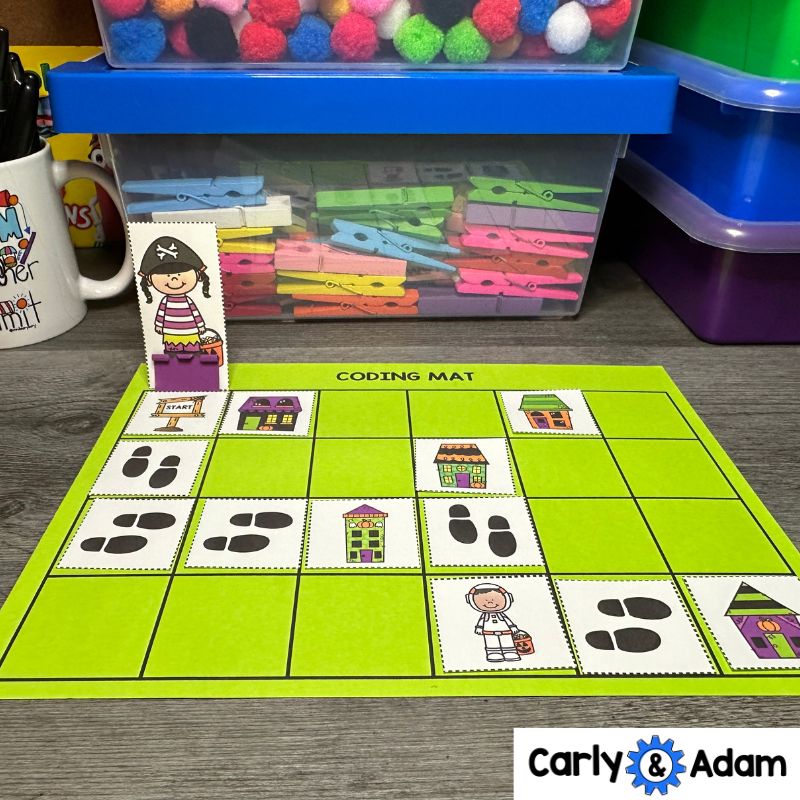 Robot Trick Or Treat Halloween STEM Activity