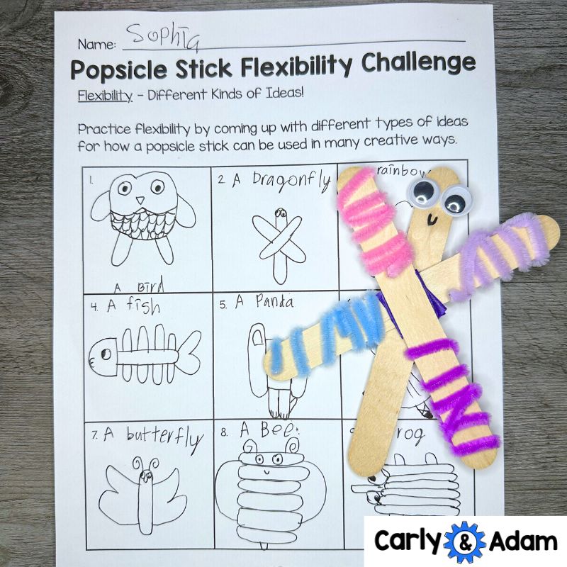 Getting Started with Creativity Challenges Finish the Picture Activities Beautiful Oops Book Lesson
