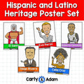 Hispanic Heritage Month Bulletin Board Poster Set Frida Kahlo, Diego Rivera