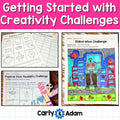 Getting Started with Creativity Challenges Finish the Picture Activities Beautiful Oops Book Lesson