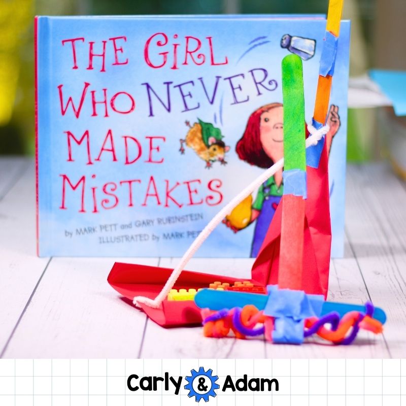 The Girl Who Never Made Mistakes Growth Mindset STEM Activity