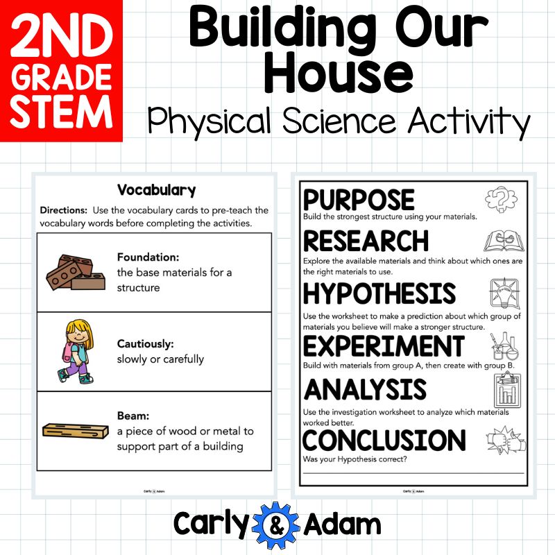 Building Our House 2nd Grade Physical Science Activity