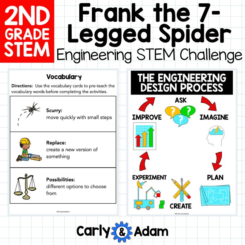 Frank the Seven-Legged Spider 2nd Grade STEM Challenge