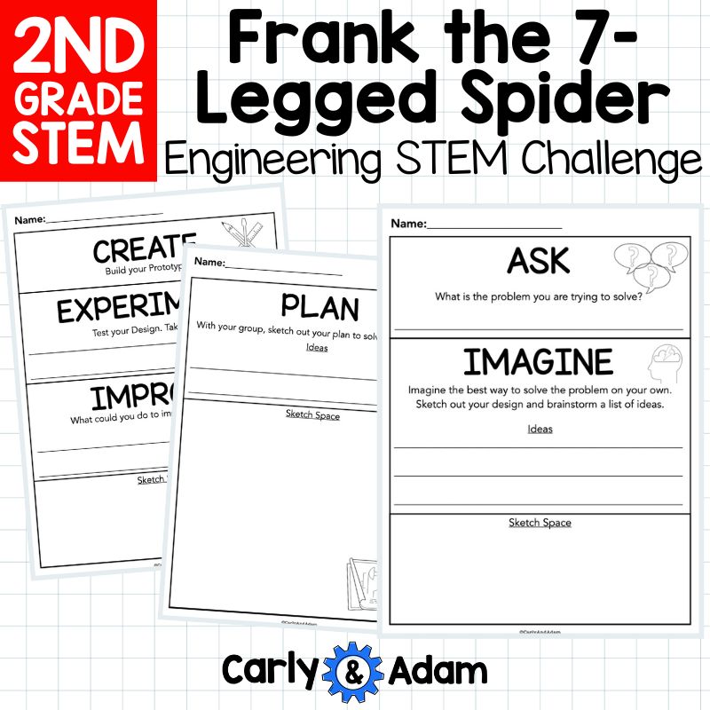 Frank the Seven-Legged Spider 2nd Grade STEM Challenge