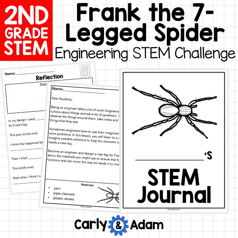 Frank the Seven-Legged Spider 2nd Grade STEM Challenge