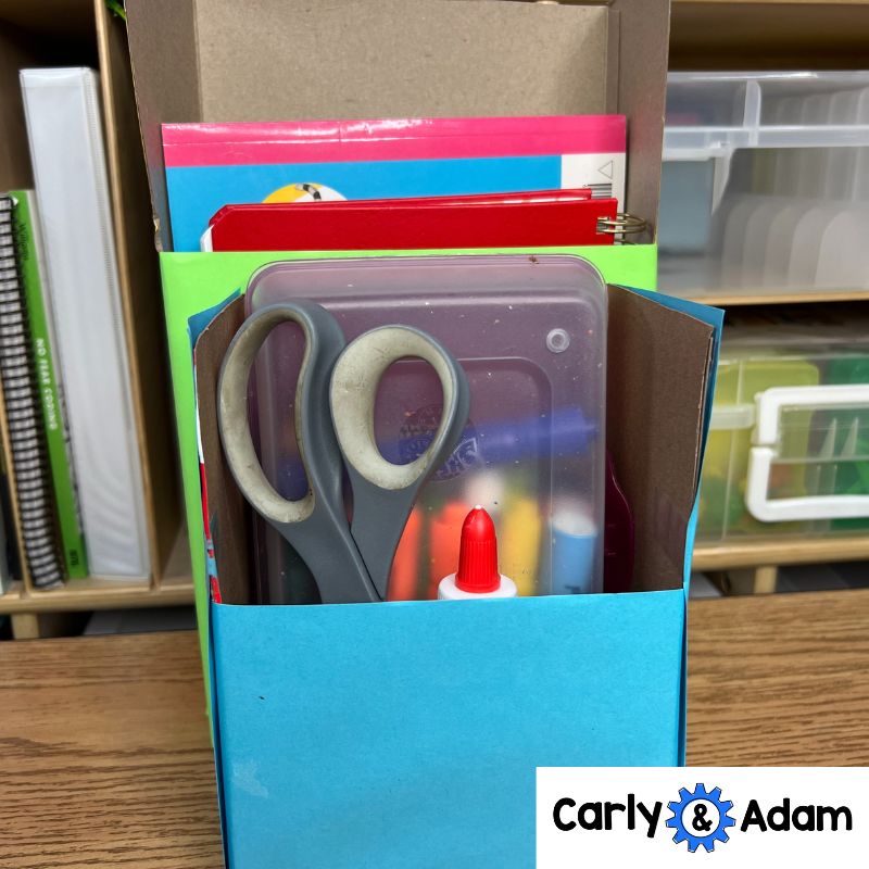 Intro to 2nd Grade STEM Made by Maxine Name Tag Challenge