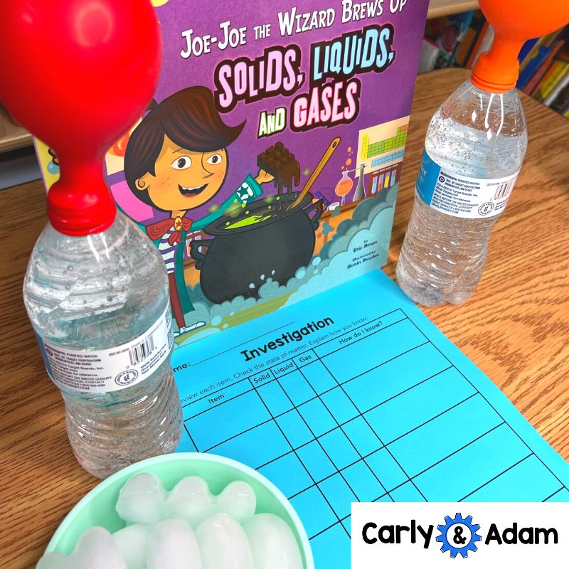 Joe Joe Wizard States of Matter 2nd Grade Science Activity