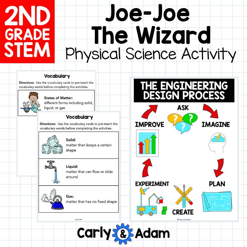 Joe Joe Wizard States of Matter 2nd Grade Science Activity