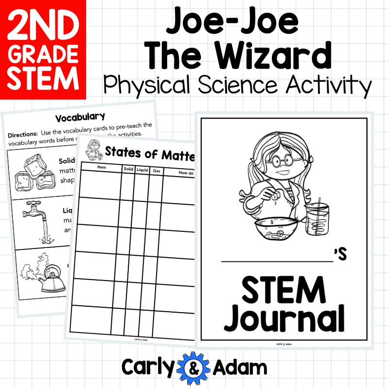 Joe Joe Wizard States of Matter 2nd Grade Science Activity