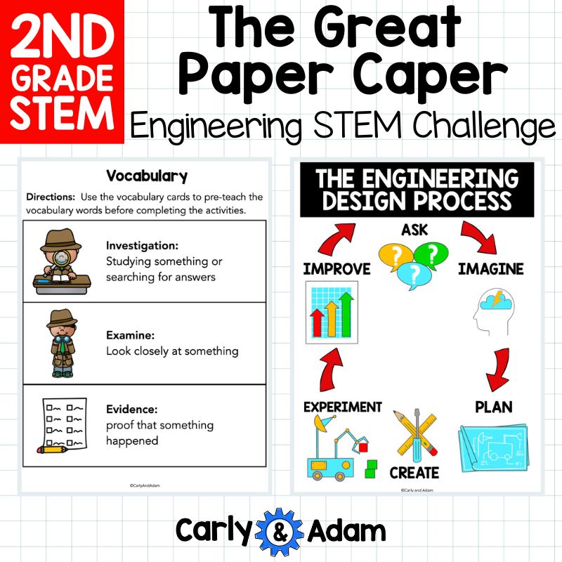 The Great Paper Caper 2nd Grade STEM Challenge