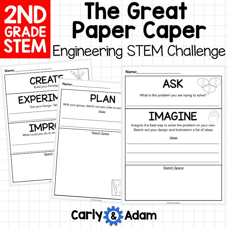 The Great Paper Caper 2nd Grade STEM Challenge