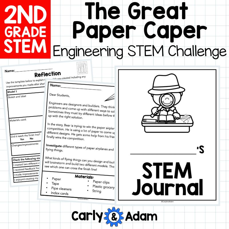 The Great Paper Caper 2nd Grade STEM Challenge