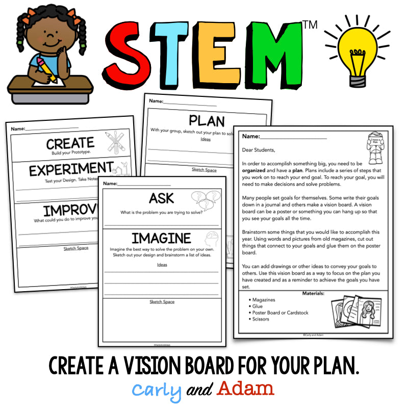 Shh! We Have a Plan Self Management SEL STEM Activity