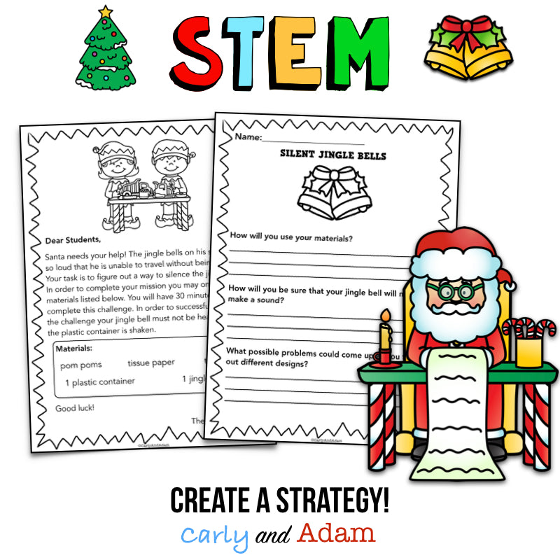 Silent Jingle Bells Christmas STEM Activity