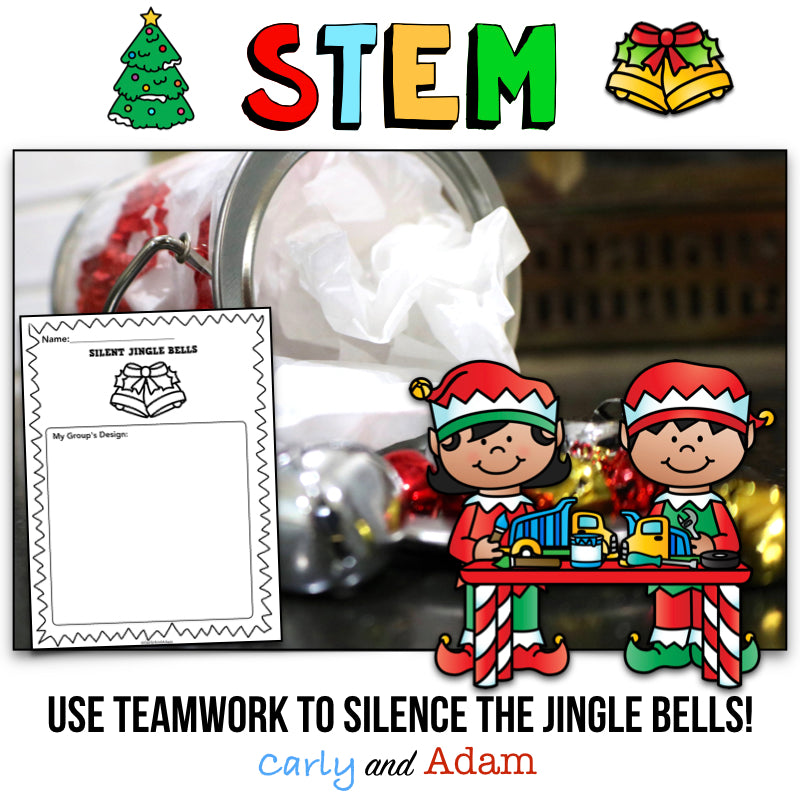 Silent Jingle Bells Christmas STEM Activity