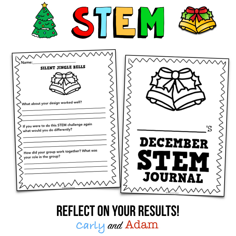 Silent Jingle Bells Christmas STEM Activity